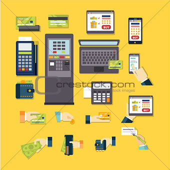 E-commerce Vector Illustration Set