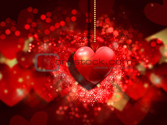 Valentine's day heart background