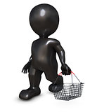Morph Man with shopping basket