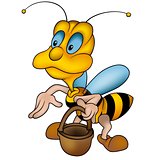 Honeybee And Handbasket