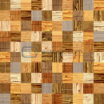 Seamless background with bamboo patterns