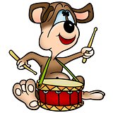 Dog Drummer