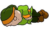 Green Dwarf Sleeping