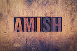 Amish Concept Wooden Letterpress Type