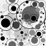 Circles and dots pattern