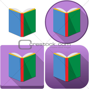 Colorful Book Icon Pack