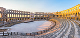 Ancient Roman Amphitheater in Pula, Croatia