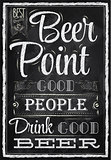 Poster beer point