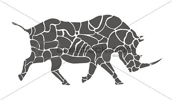 Rhino silhouette