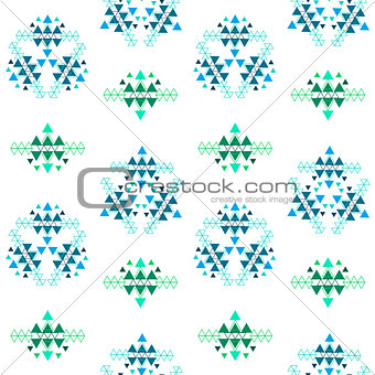 Colorful ethnic seamless pattern design.
