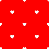 Simple background pattern with hearts for Valentines day