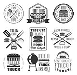 Burger and Fast Food Icon Set.