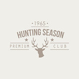 Hunting Vintage Emblem