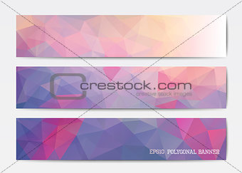 Abstract banner templates