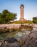 Lighthouse in Savudrija, Istria, Croatia