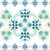 Colorful ethnic seamless pattern design.