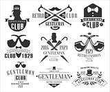 Vintage Gentlemen Club Logos Collection