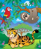 Animals in jungle topic image 2