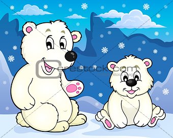 Polar bears theme image 2