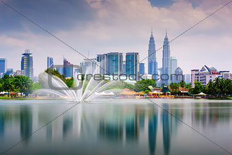 Kuala Lumpur Park Skyline