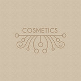 Beauty Industry Lettering and Curls. Vector Set