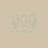Flower Shop Icon and Lettering Set