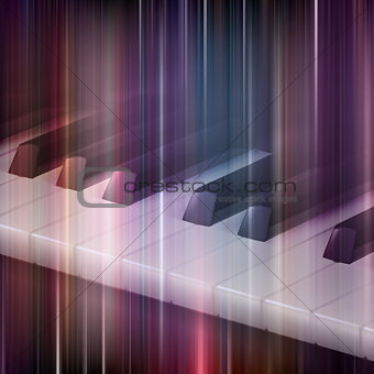 abstract grunge music background with piano