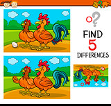 task of differences for child
