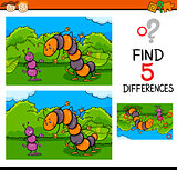 preschool task of differences