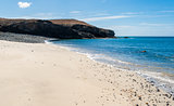 Wild Beach in Fuerteventura, Canary Islands. Spain.