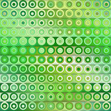 Raster Seamless Green Colorl Shades Gradient Vertical Stripes And Circles Pattern