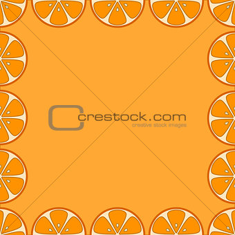 Background, oranges
