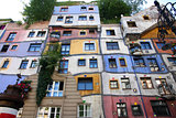 Hundertwasser House in Vienna, Austria