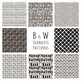 Abstract Hand Drawn Seamless Background Patterns
