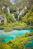 Landscape in Plitvice Lakes National Park, Croatia