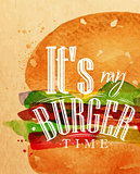 Poster burger