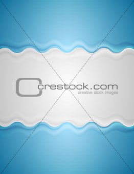 Blue grey abstract wavy background