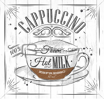 Poster cappuccino