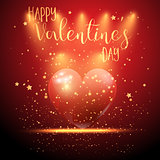 Valentine's Day heart background 