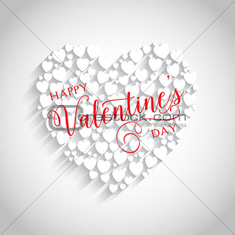 Valentine's Day heart background 