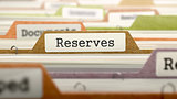 Reserves Concept on File Label.