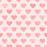 distorted hearts pattern