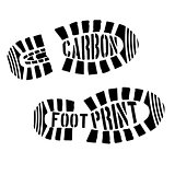 Carbon Footprint Shoeprints
