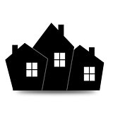 Black house icon