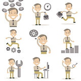 Set of Businessman Characters