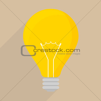 simple lightbulb icon