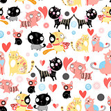 funny pattern lovers cats