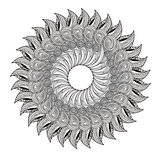 graphic circular pattern 
