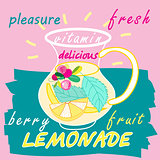 Delicious bright lemonade
