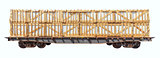 Loaded freight carriage.